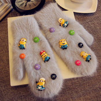 Зимни детски ръкавички,пет модела в пет цвята