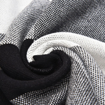 Стлиен мъжки зимен шал в пет цвята
