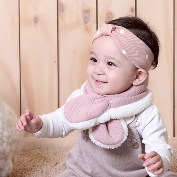 Ватиран детски шал в два цвята