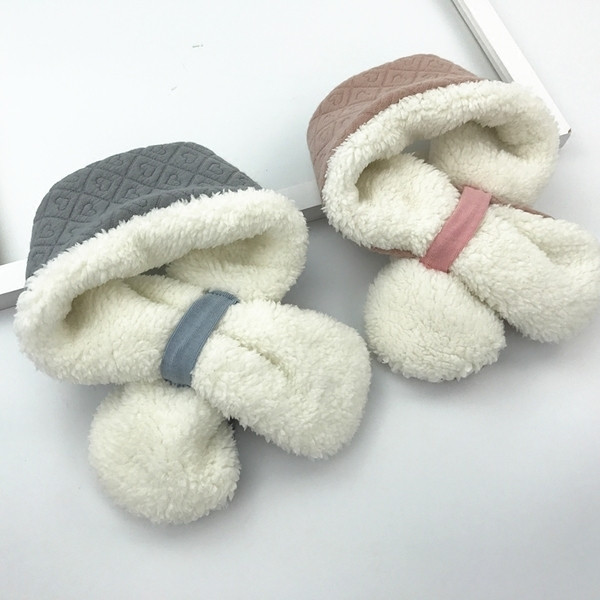 Ватиран детски шал в два цвята