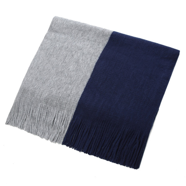 Απλό ανδρικό κασκόλ για το  φθινόπωρο και για το χειμώνα λεπτό πλεκτό  σε έξι χρώματα