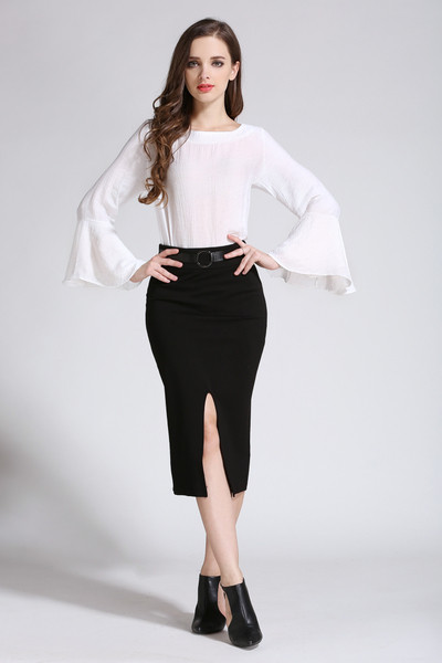 Ежедневна есенно-зимна дамска блуза