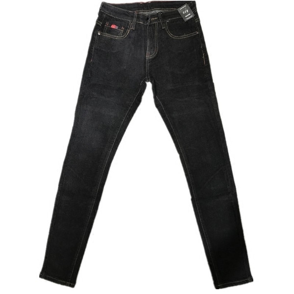 Стилни мъжки дънки в тъмен цвят