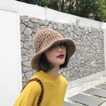 Κομψό πλεκτό καπέλο σε τέσσερα χρώματα