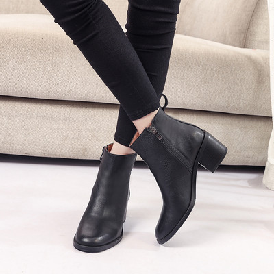 Περιστασιακά γυναικεία παπούτσια από οικολογικό δέρμα σε μαύρο χρώμα