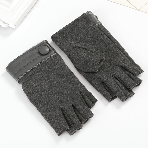 Κυρίες γάντια χωρίς δάχτυλα σε τρία χρώματα