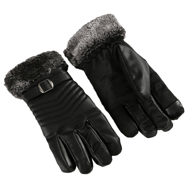 Χειμερινά και κομψά γυναικεία γάντια με οικολογικό δέρμα