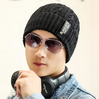 Χειμερινό πλεκτό καπέλο για άντρες σε πολλές αποχρώσεις