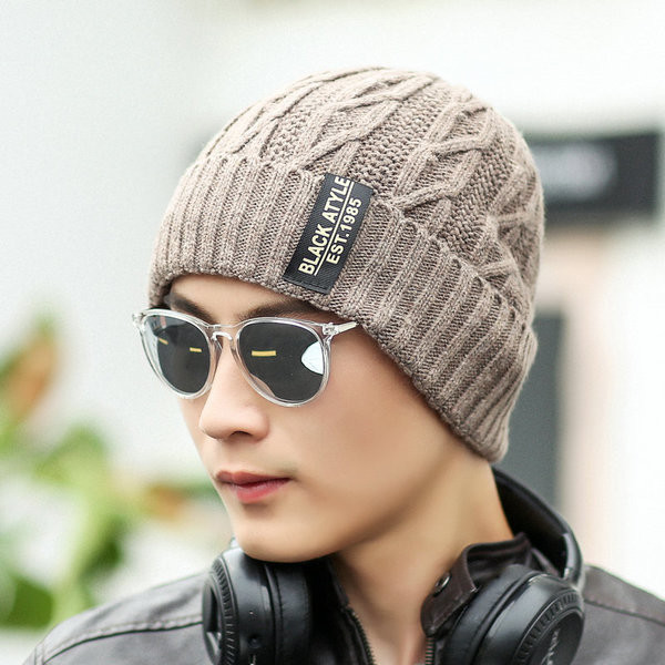 Χειμερινό πλεκτό καπέλο για άντρες σε πολλές αποχρώσεις