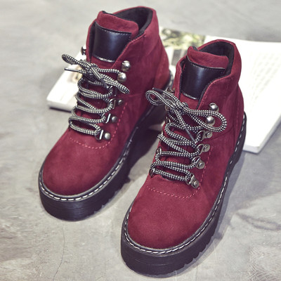 Σπορ-κομψές ζεστές μπότες κυρίες με σκληρή ψηλή και ανθεκτική σόλα σε τρία χρώματα