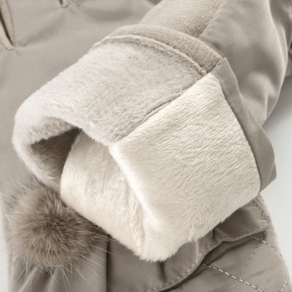 Дамски зимни ръкавици с панделка в различни цветове