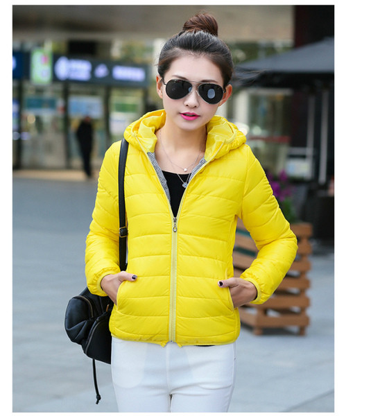 Καθημερινή κυρία εαρινό-φθινόπωρο σακάκι με κουκούλα, πολλά διαφορετικά χρώματα