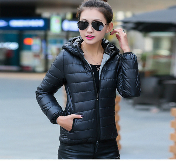 Καθημερινή κυρία εαρινό-φθινόπωρο σακάκι με κουκούλα, πολλά διαφορετικά χρώματα