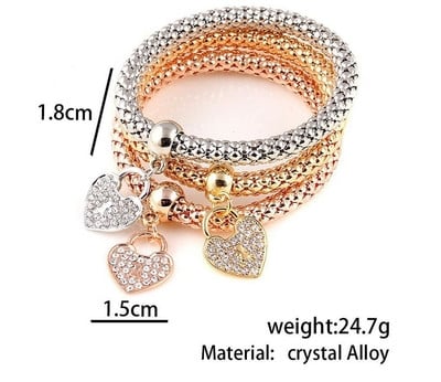 Дамска актуални гривни с висулка , много модели