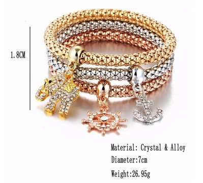 Дамска актуални гривни с висулка , много модели