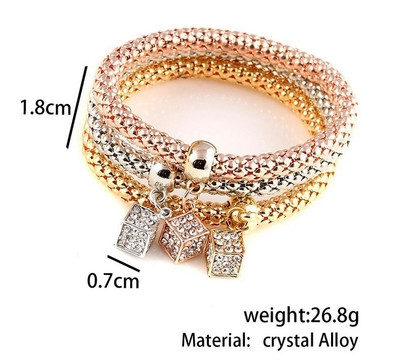 Дамска актуални гривни с висулка , много модели