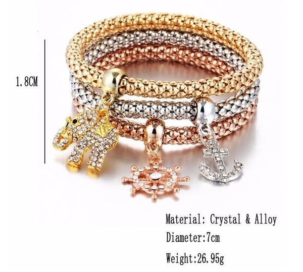 Дамска актуални гривни с висулка , много модели