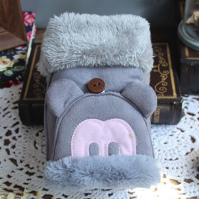 Топли дамски ръкавици без пръсти в различни цветове и модели