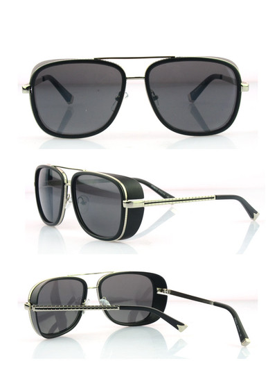 Мъжки слънцезащитни очила с "бъбрек" стъкла, 5 цвята