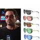 Ανδρικά γυαλιά ηλίου με γυαλιά νεφρού, 5 χρωμάτων