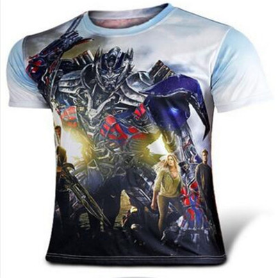 Ανδρικό κοντό μανίκι κορυφαίο κοστούμι κατάλληλο για αθλήματα ή γυμναστήριο με χαρακτήρες κινουμένων σχεδίων, πολλά μοντέλα