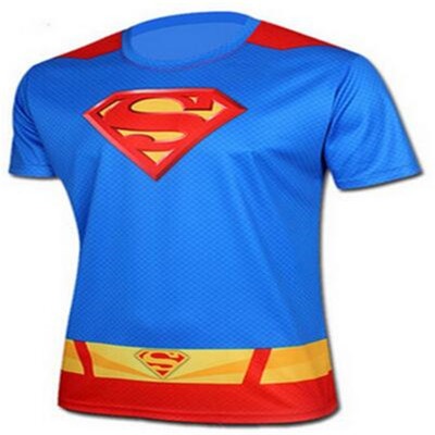 Ανδρικό κοντό μανίκι κορυφαίο κοστούμι κατάλληλο για αθλήματα ή γυμναστήριο με χαρακτήρες κινουμένων σχεδίων, πολλά μοντέλα