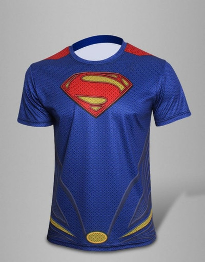 Ανδρικό κοντό μανίκι κορυφαίο κοστούμι κατάλληλο για αθλήματα ή γυμναστήριο με χαρακτήρες κινουμένων σχεδίων, πολλά μοντέλα