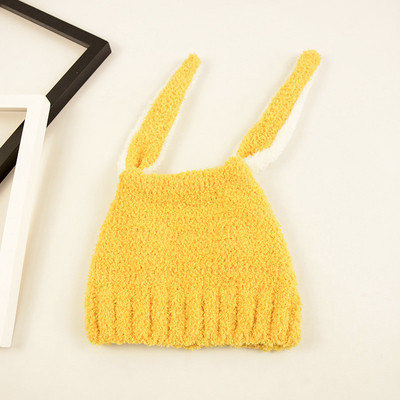 Παιδικό πλεκτό χειμερινό καπέλο με τέσσερα αυτιά