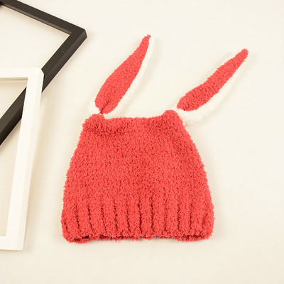 Παιδικό πλεκτό χειμερινό καπέλο με τέσσερα αυτιά