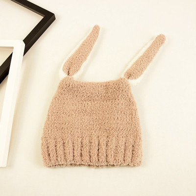 Παιδικό πλεκτό χειμερινό καπέλο με τέσσερα αυτιά