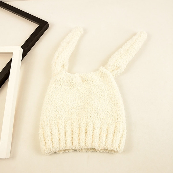 Παιδικό πλεκτό χειμερινό καπέλο με τέσσερα αυτιά