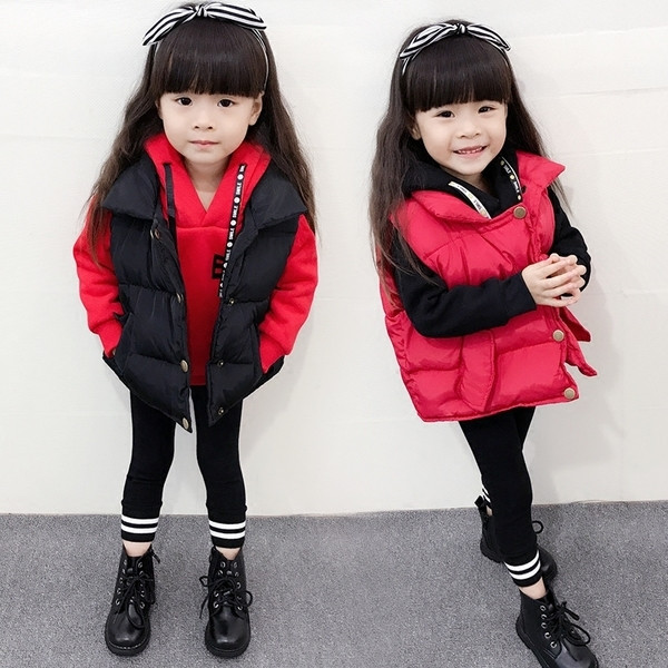 Καθαρό παιδικό στοιχείο Unisex σε ευρύ σχέδιο με μαύρο και κόκκινο χρώμα