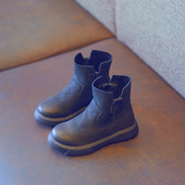 Ζεστές μπότες unisex για παιδιά με επίπεδη σόλα σε δύο χρώματα