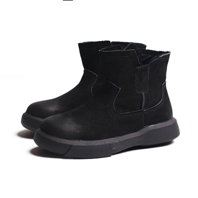 Ζεστές μπότες unisex για παιδιά με επίπεδη σόλα σε δύο χρώματα