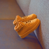 Αθλητικά και casual ζεστά παπούτσια Unisex με γραβάτα και μπαλώματα με επίπεδη και ανθεκτική σόλα