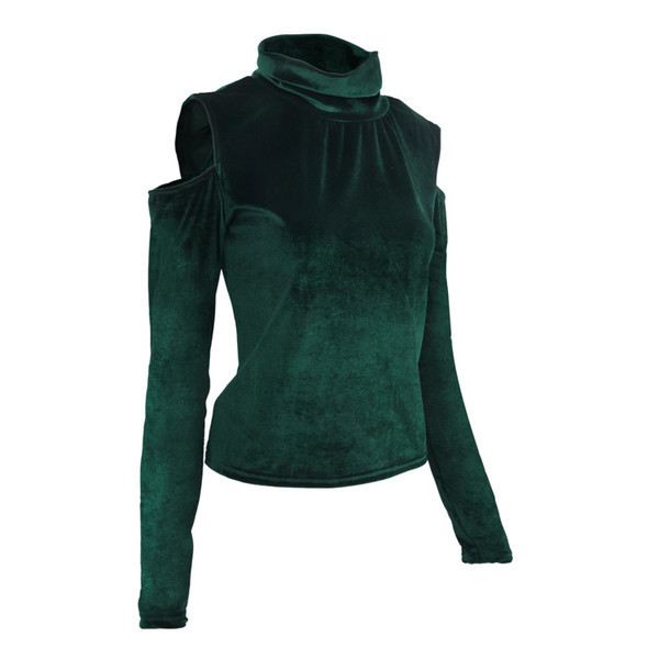 Πουλόβερ γυναικεία μπλούζα με ενδιαφέρουσες μπλούζες σε πράσινο και σκούρο μπλε χρώμα