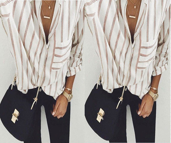 Κομψό κομψό πουκάμισο κυρίες