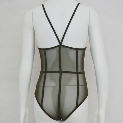 Διαφανές σέξι γυναικεία σορτς με ντεκολτέ σε σχήμα V σε τρία χρώματα