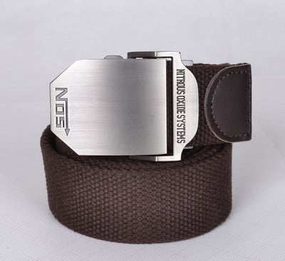 Casual ζώνη ανδρών με μεγάλη πόρπη πόρπη, πολλά χρώματα και μεγέθη