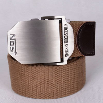 Casual ζώνη ανδρών με μεγάλη πόρπη πόρπη, πολλά χρώματα και μεγέθη