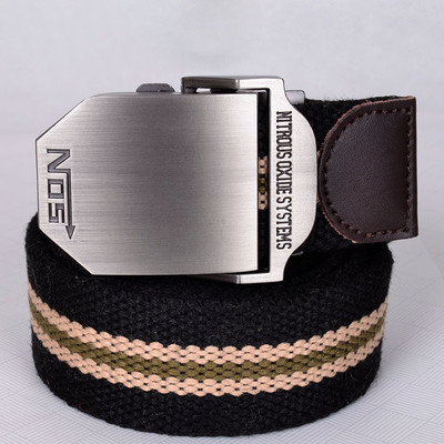 Casual ζώνη ανδρών με μεγάλη πόρπη πόρπη, πολλά χρώματα και μεγέθη