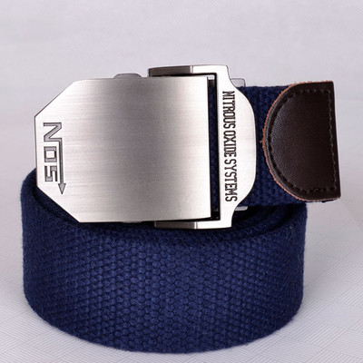 Casual ζώνη ανδρών με μεγάλη πόρπη πόρπη, πολλά χρώματα και μεγέθη