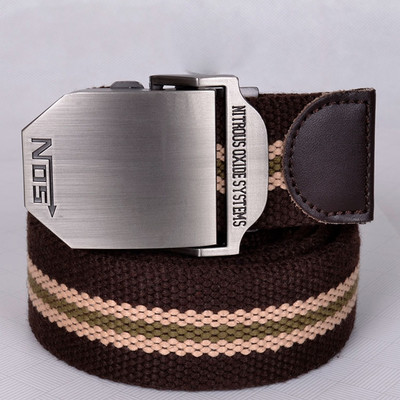 Casual ζώνη ανδρών με μεγάλη πόρπη πόρπη, πολλά χρώματα και μεγέθη