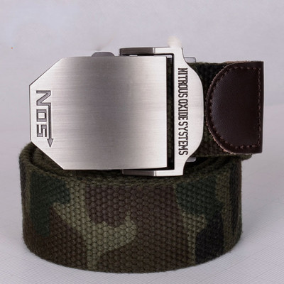 Casual ζώνη ανδρών με μεγάλη πόρπη πόρπη, πολλά χρώματα και μεγέθη