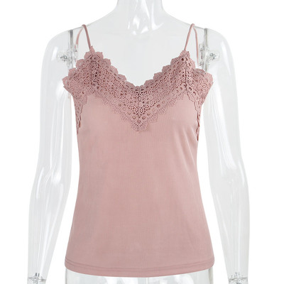 Стилен дамски потник с дълбоко V-образно деколте в два цвята