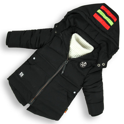 Βρεφικό σακάκι χειμωνιάτικο για αγόρια με κουκούλα και έγχρωμη τσέπη στο πίσω μέρος σε τέσσερα χρώματα