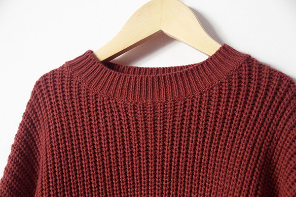 Χειμώνας παχύ πουλόβερ μωρών για κορίτσια με λοξότατο κολάρο σε ευρύ μοτίβο