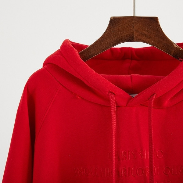 Αθλητική φαρδιά γυναικεία φούτερ με κουκούλα και τσέπη