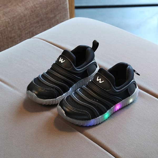 Спортно ежедневни детски унисекс светещи маратонки в четири цвята