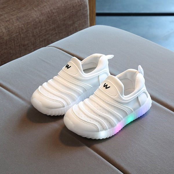 Спортно ежедневни детски унисекс светещи маратонки в четири цвята